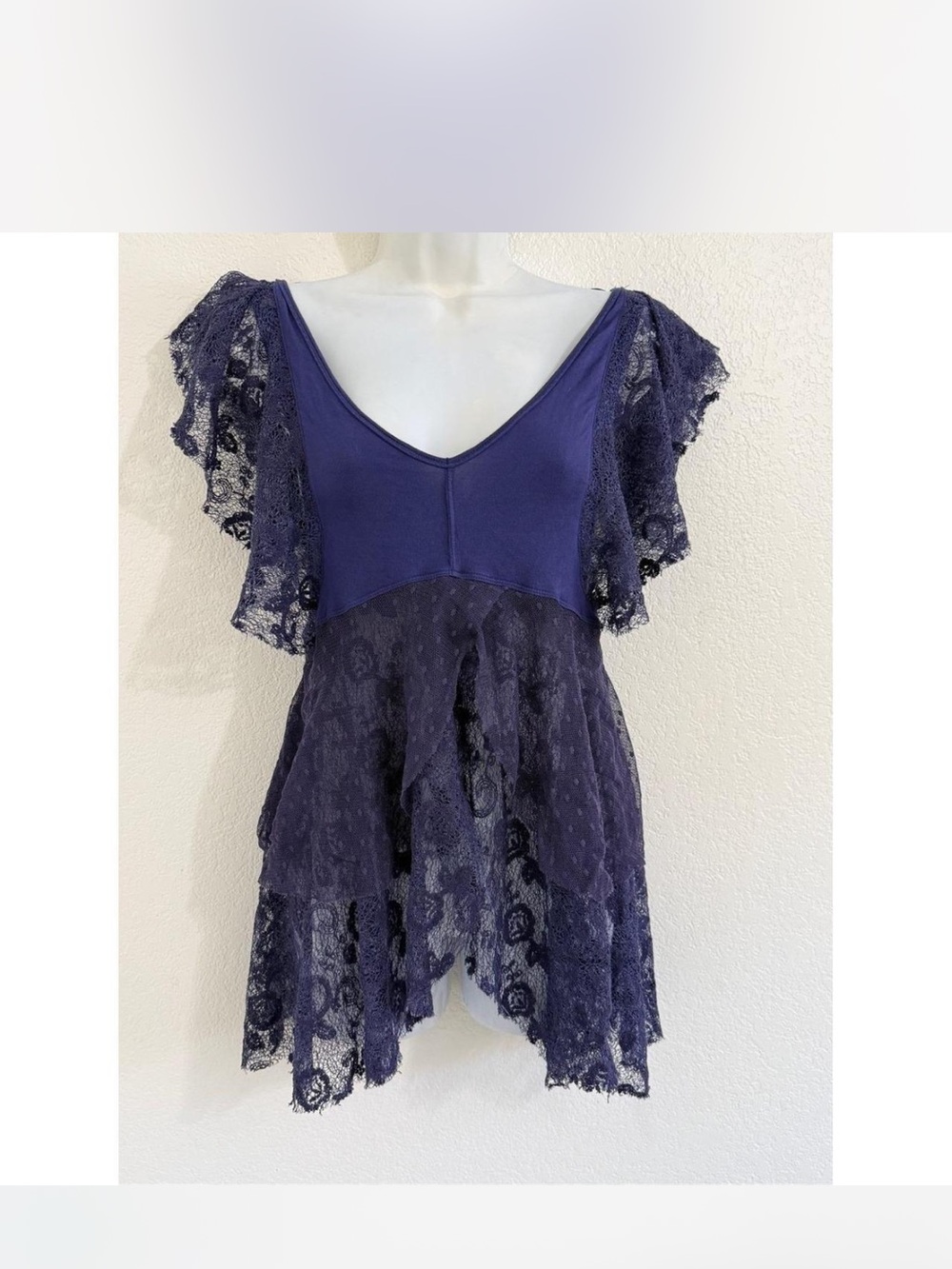 Free People Purple Top Tunic